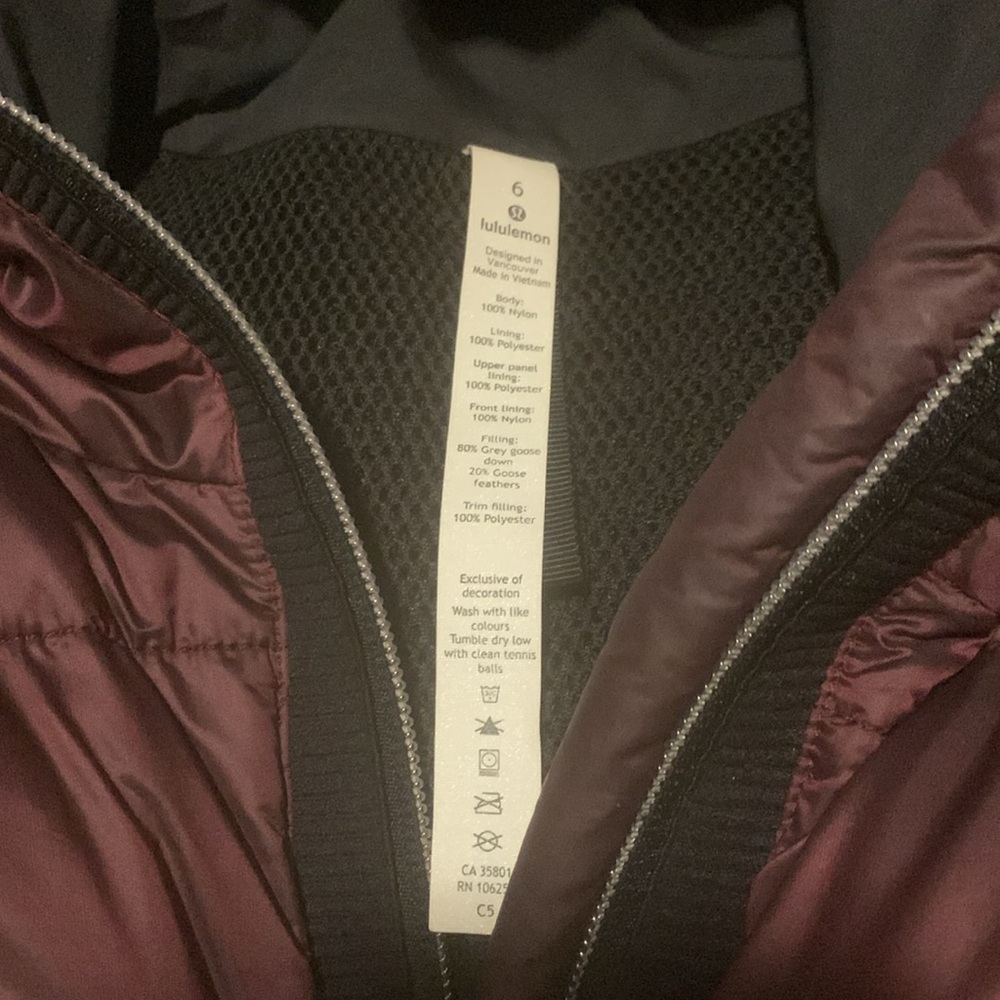Lululemon Cloudscape Long Dark Adobe Jacket EUC - Picture 3 of 12